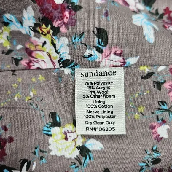 Sundance Blazer Womens XL The Lisa Wool Jacket Pink Plaid Academia Preppy Office - Picture 5 of 11